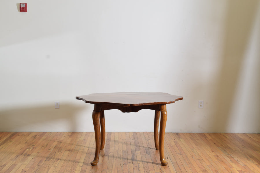 Walnut Shaped Dining or Games Table