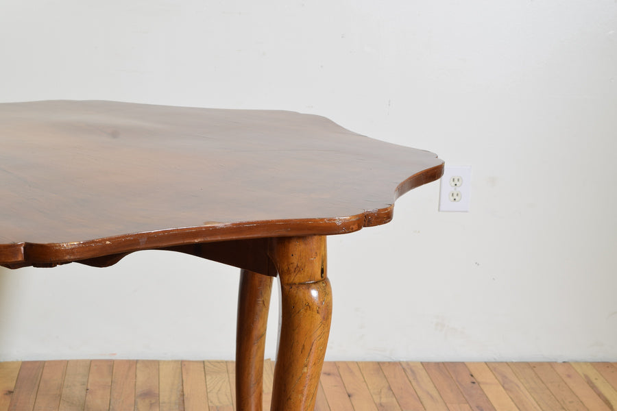 Walnut Shaped Dining or Games Table