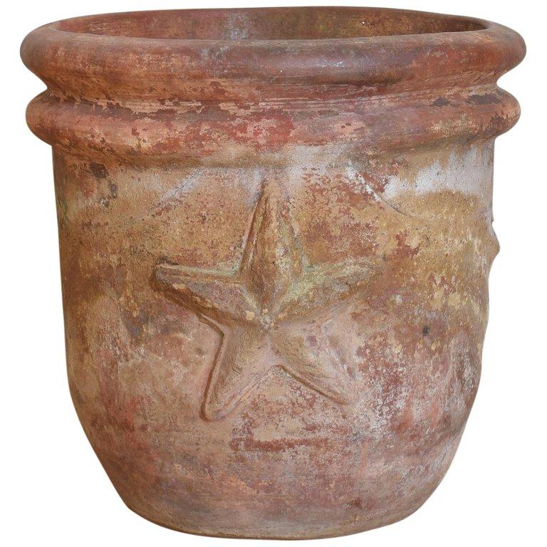 Terracotta Planter, Texas Star