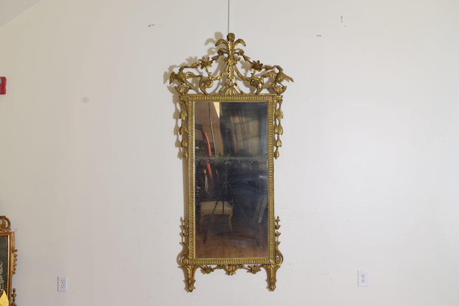 Carved Tall Giltwood Mirror