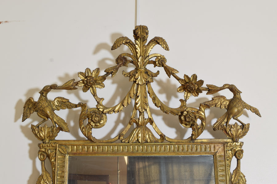 Carved Tall Giltwood Mirror