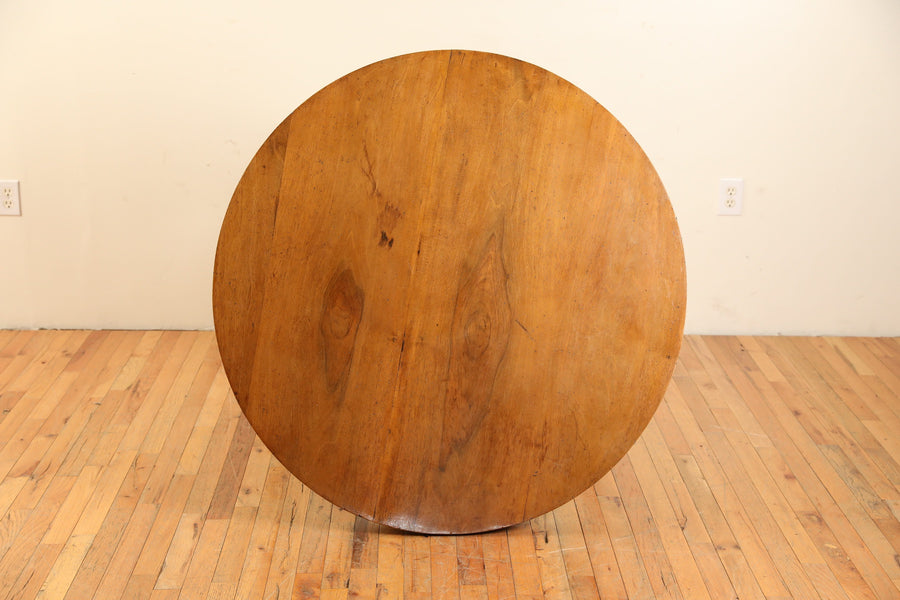 Walnut and Ebonized Center Table