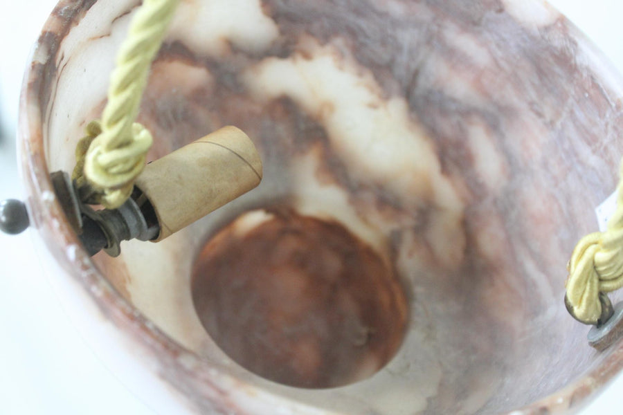 Alabaster Hanging Light