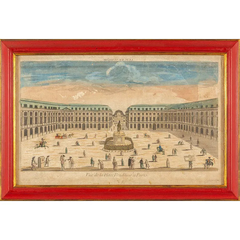 Set of 7 Watercolor Prints, City Views