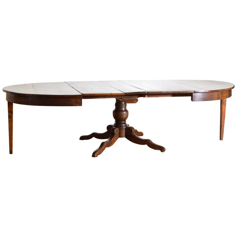 Solid Walnut Extension Dining Table