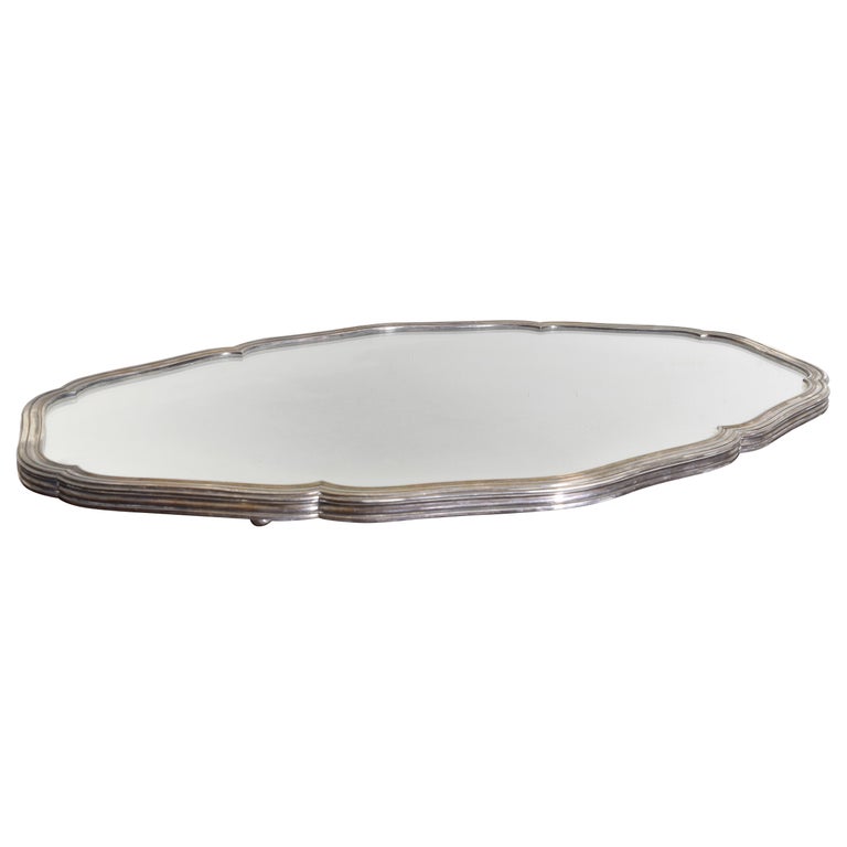 Silver Plate and Mirrored Plateau