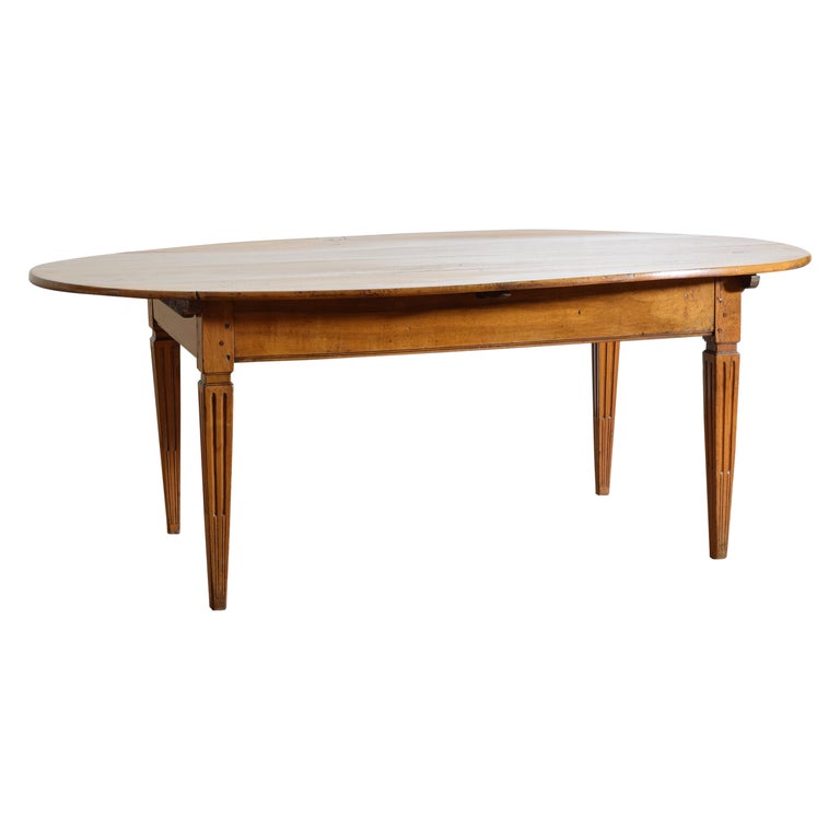 Walnut Oval Dining Table