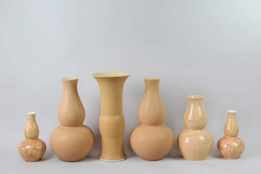 Set of 6 Ceramic Vases