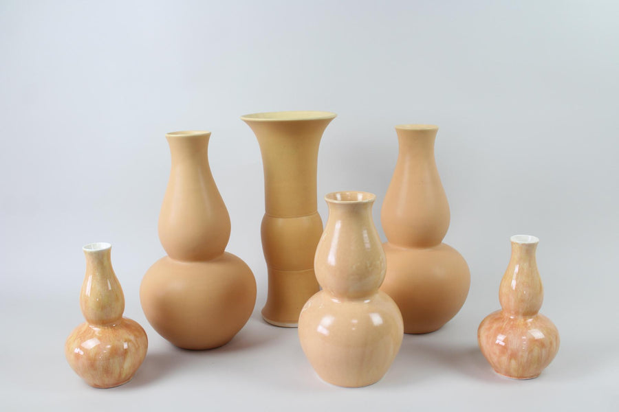 Set of 6 Ceramic Vases
