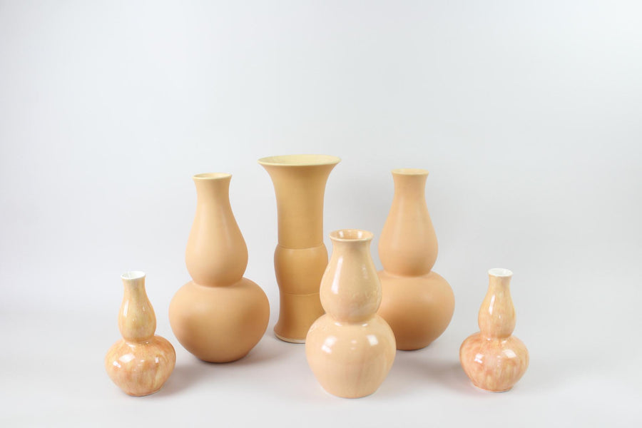 Set of 6 Ceramic Vases