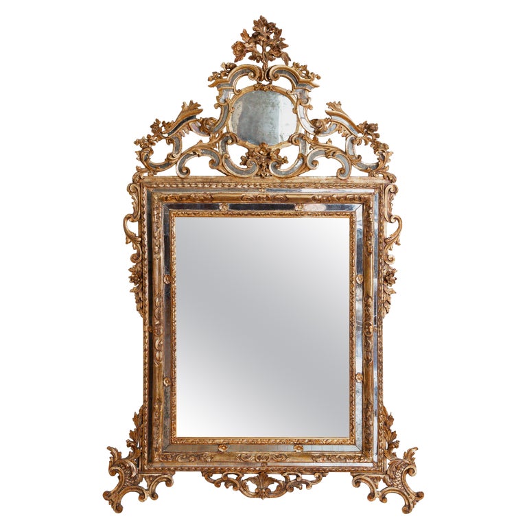 Carved Giltwood Mirror