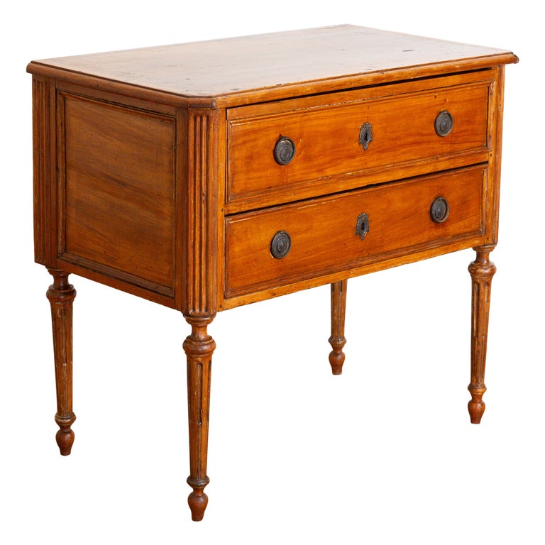 Abete Wood 2-Drawer Commode