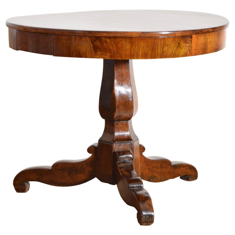 Walnut 2-Drawer Center Table