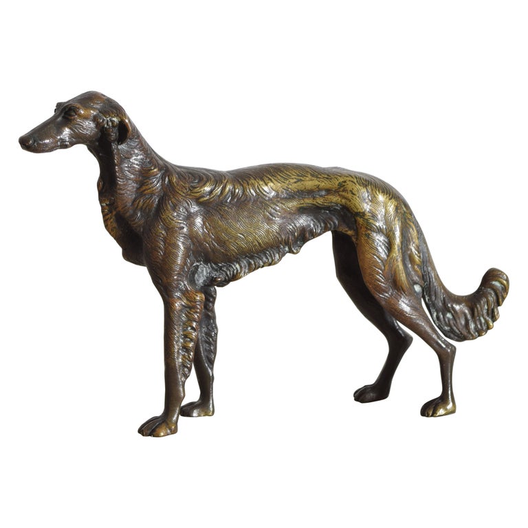 Bronze Borzoi Russian Wolfhound