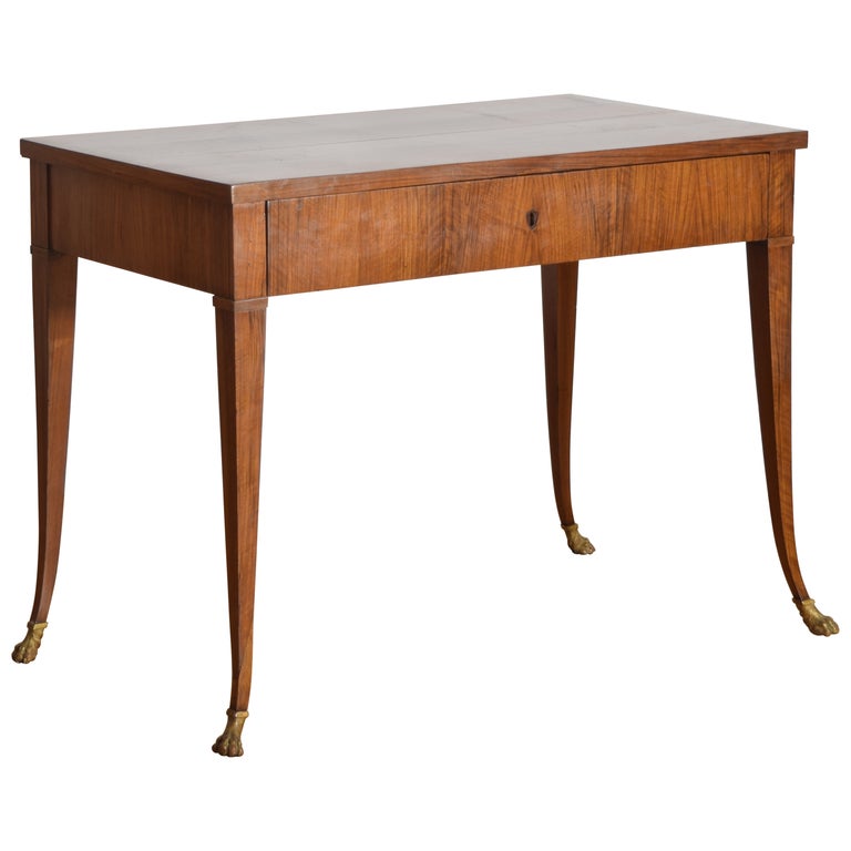 Walnut 1-Drawer Writing Table