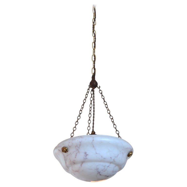Alabaster Hanging Pendant