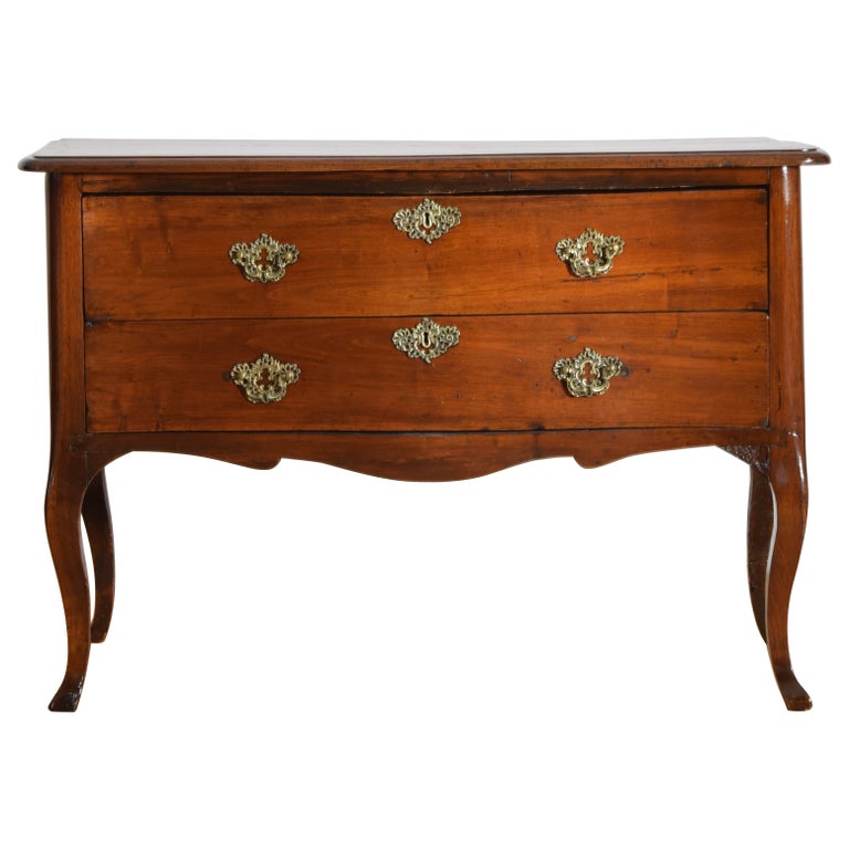 Walnut 2-Drawer Commode
