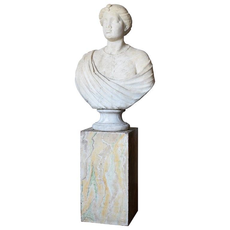 Carrara Marble Bust of a Moor