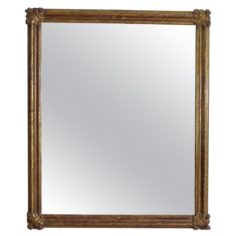 Large Carved Giltwood Mirror