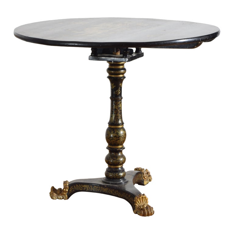 Chinoiserie Tilt-Top Center Table