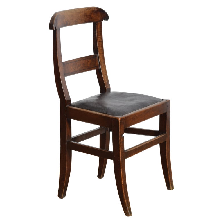 Small Walnut Side Chair