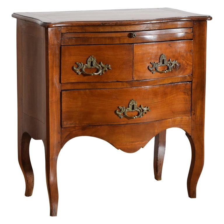 Fruitwood 3-Drawer Commode