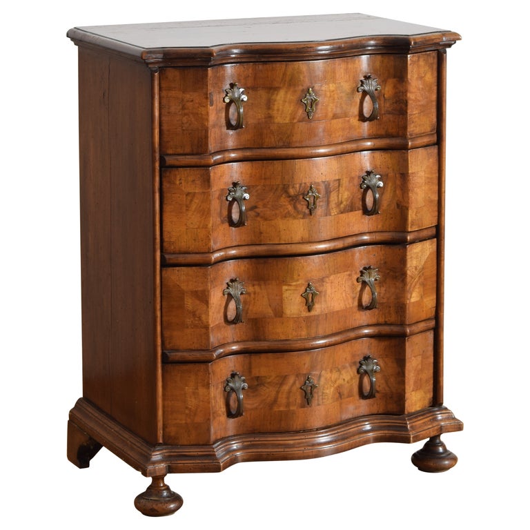 Walnut 4-Drawer Commode