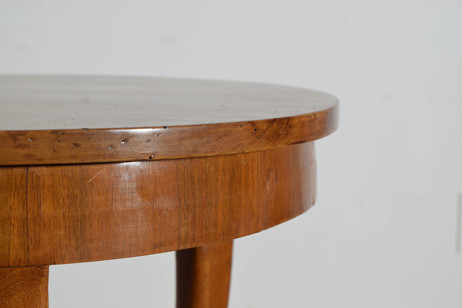 Light Walnut Table with Hoof Feet