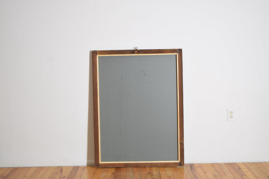 Faux Marble Painted and Giltwood Mirror