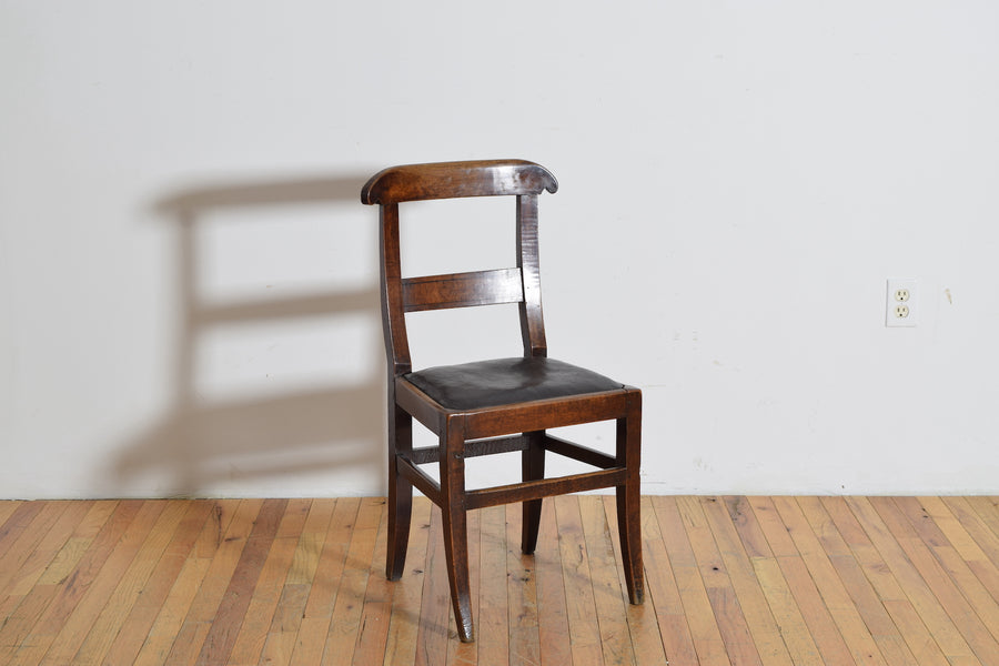 Small Walnut Side Chair