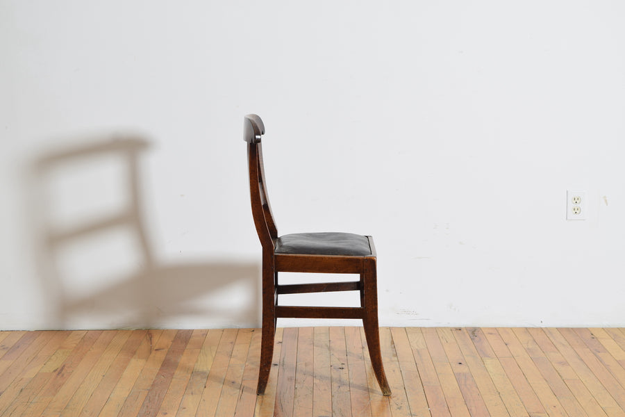 Small Walnut Side Chair