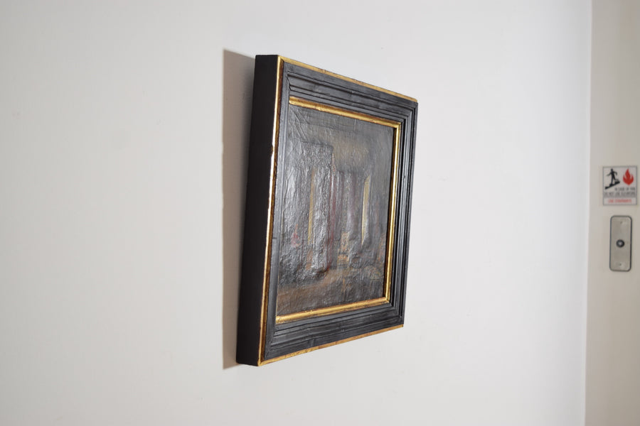 Oil on Canvas, Interior Bed Chamber