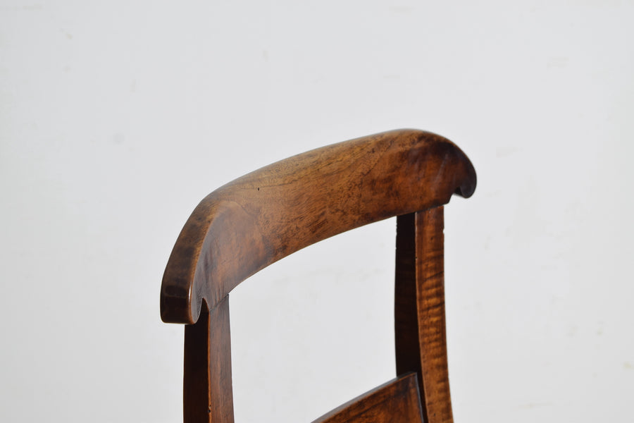 Small Walnut Side Chair