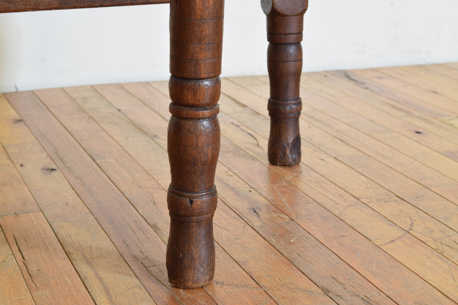 Folding Circular Table in Oak