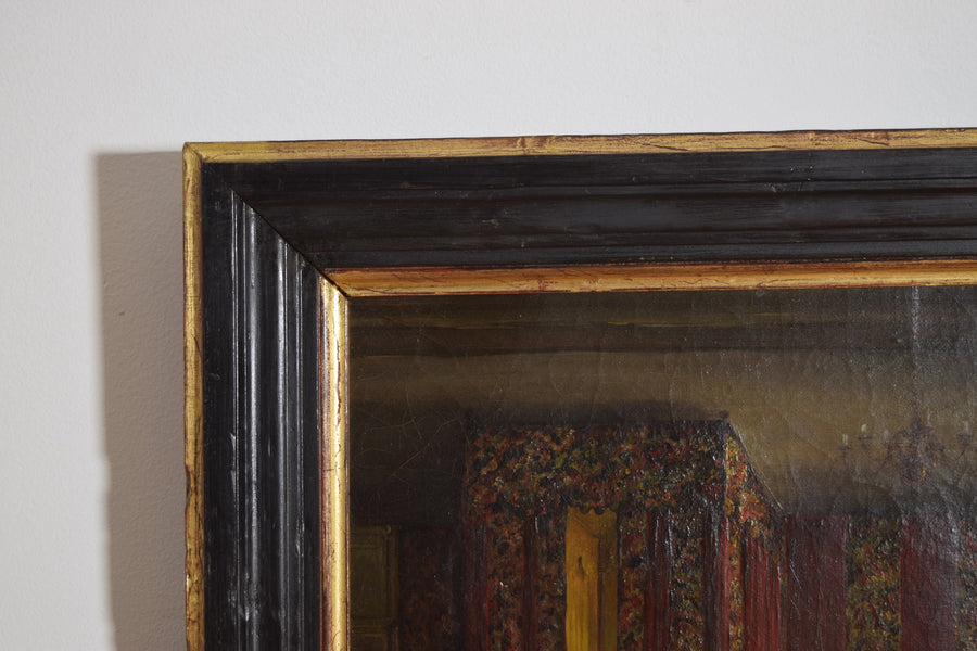Oil on Canvas, Interior Bed Chamber