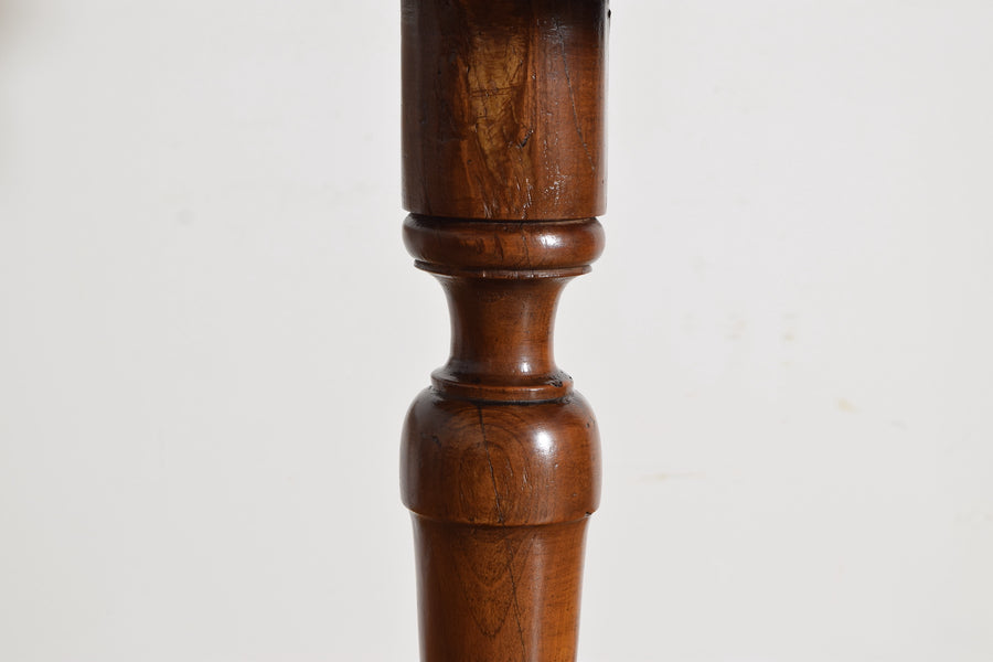 Walnut amd Inlaid 1-Drawer Games Table