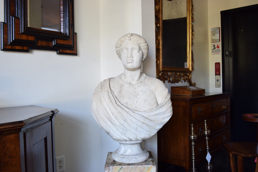 Carrara Marble Bust of a Moor