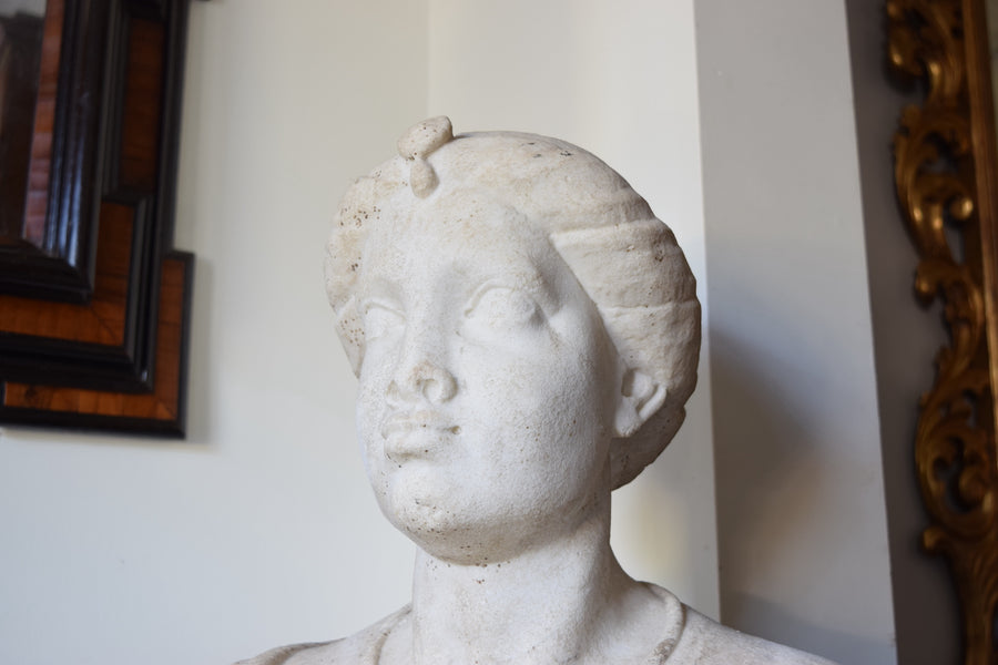 Carrara Marble Bust of a Moor