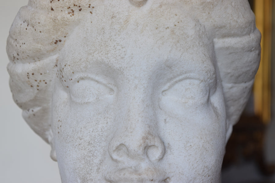 Carrara Marble Bust of a Moor