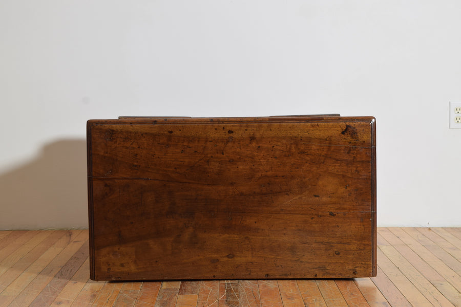 Carved Walnut 5-Drawer Commode