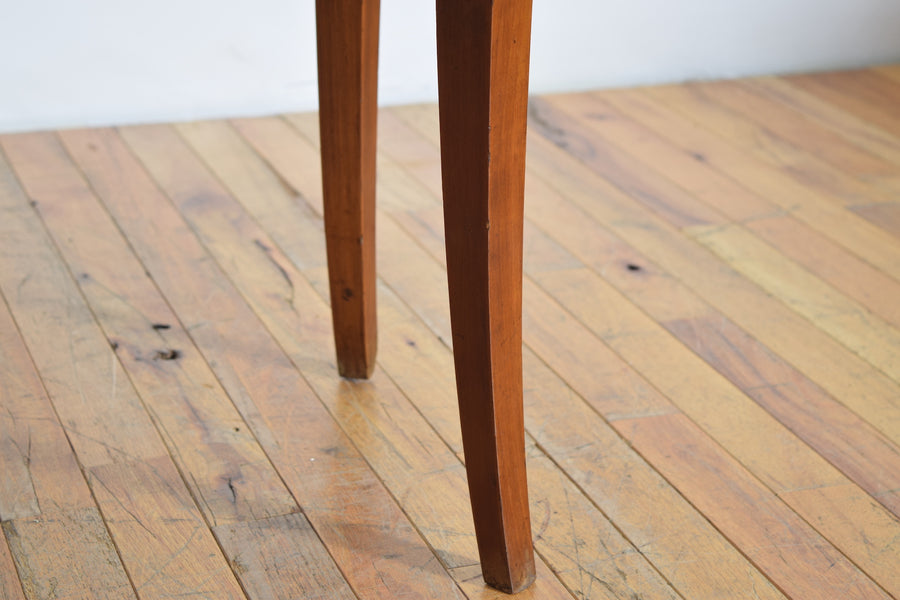 Walnut and Brass Mounted Oval Table