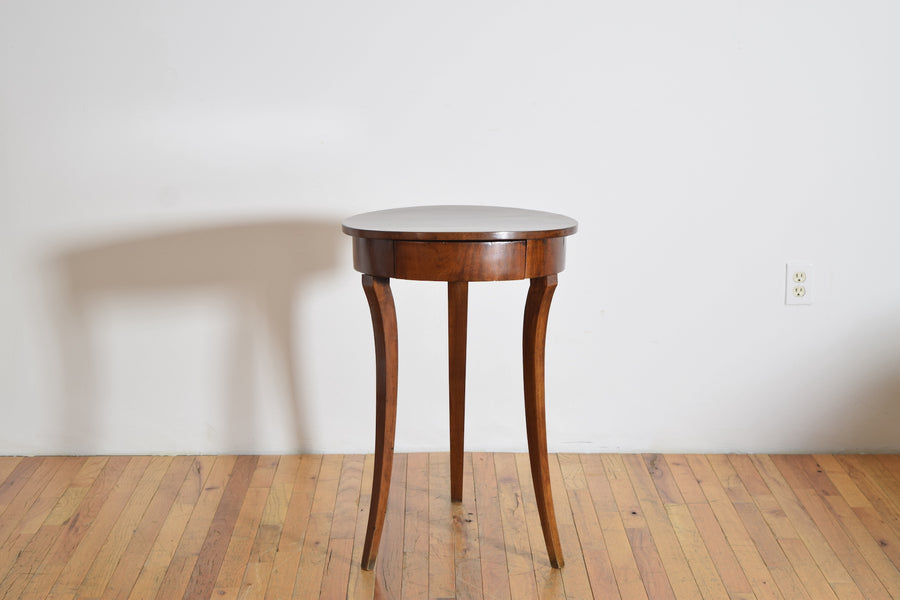 Walnut 1-Drawer Side Table