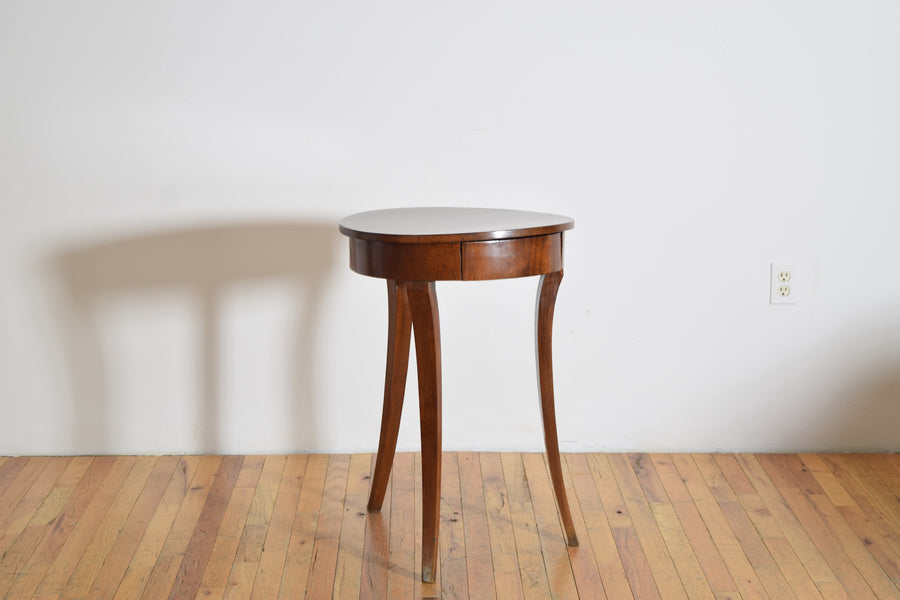 Walnut 1-Drawer Side Table