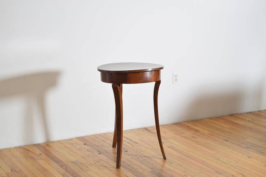 Walnut 1-Drawer Side Table