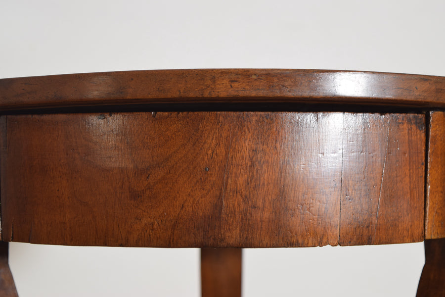 Walnut 1-Drawer Side Table