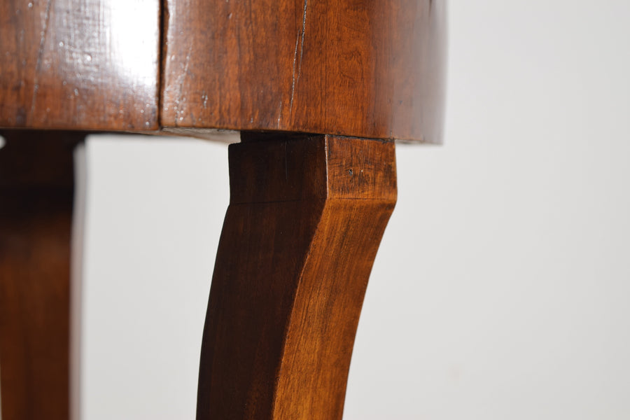 Walnut 1-Drawer Side Table