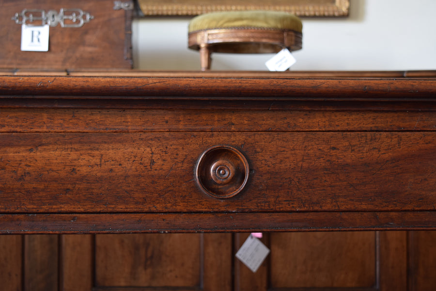 Walnut 2-Drawer Drapers Table
