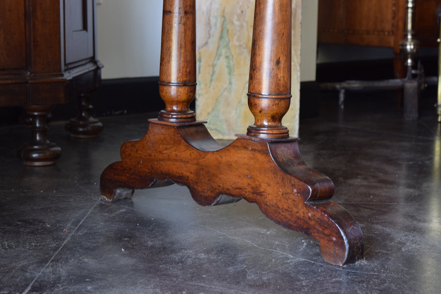 Walnut 2-Drawer Drapers Table