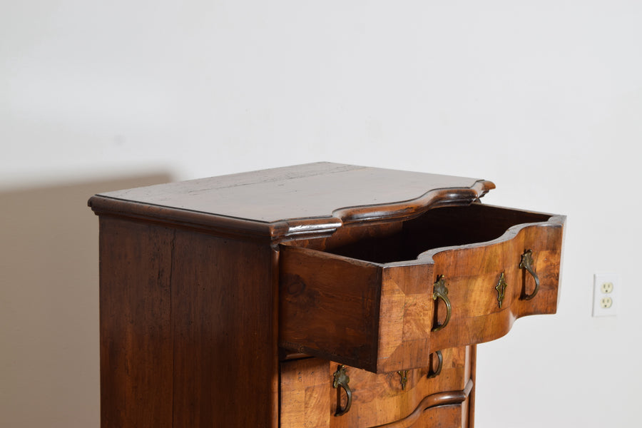 Walnut 4-Drawer Commode