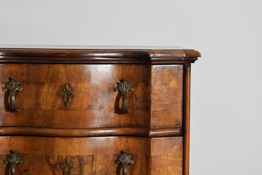 Walnut 4-Drawer Commode